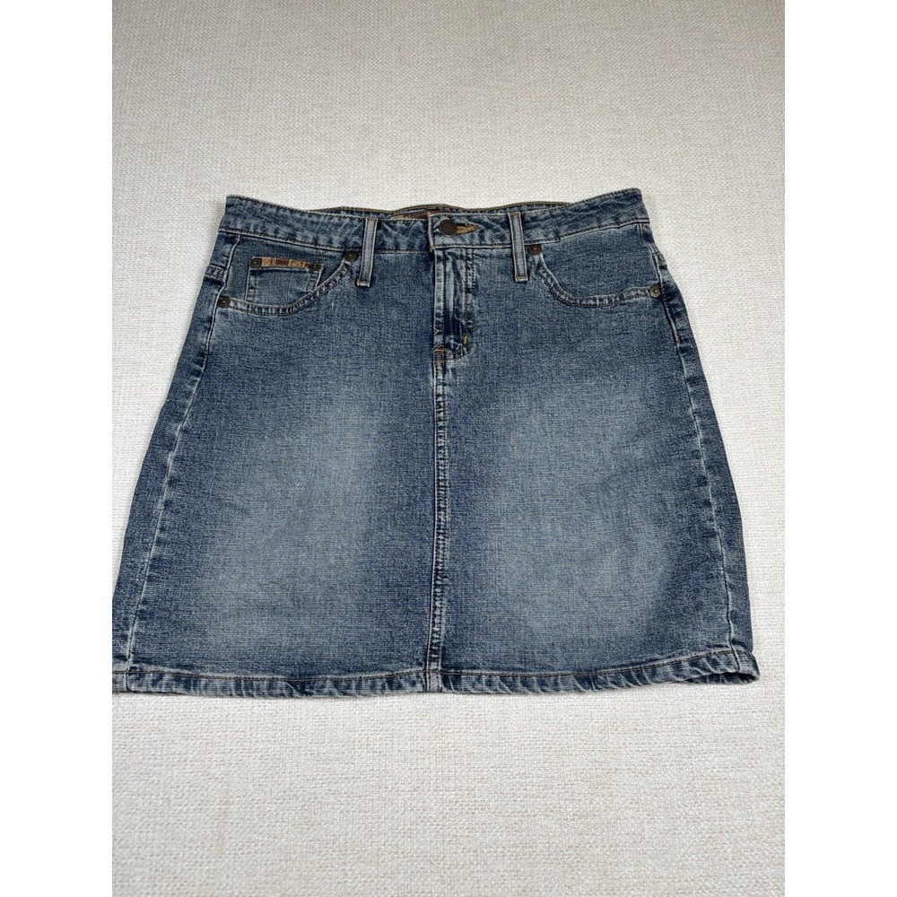 VTG l.e.i. Y2K Denim Mini Skirt Size 00/01 Womens Blue Jean Skirt Low Rise⁠